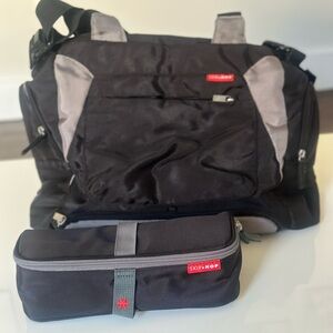 SkipHop diaper bag black